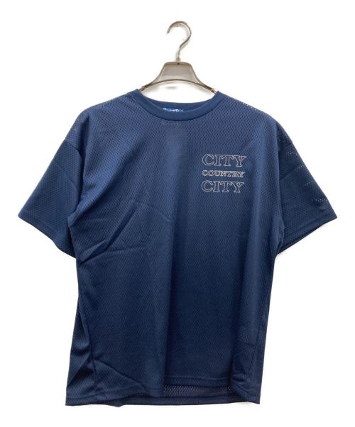 city country city（シティーカントリーシティー）city country city (シティーカントリーシティー) メッシュTシャツ ネイビー サイズ:S 未使用品の古着・服飾アイテム