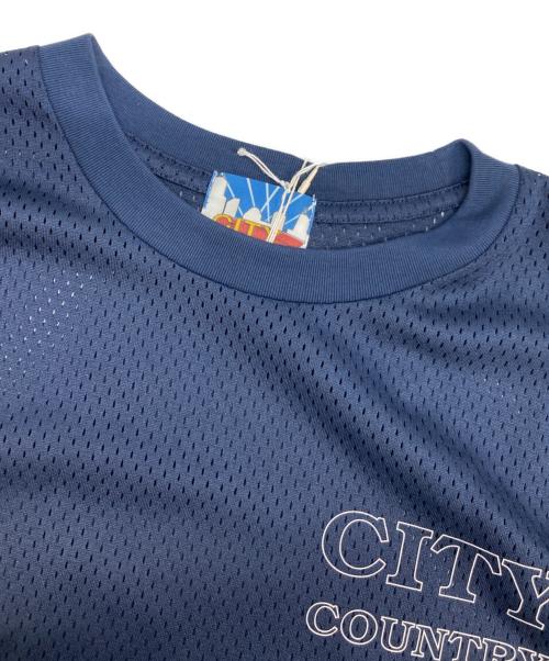city country city（シティーカントリーシティー）city country city (シティーカントリーシティー) メッシュTシャツ ネイビー サイズ:S 未使用品の古着・服飾アイテム