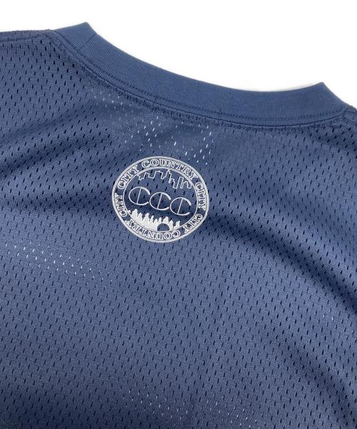 city country city（シティーカントリーシティー）city country city (シティーカントリーシティー) メッシュTシャツ ネイビー サイズ:S 未使用品の古着・服飾アイテム