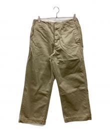 BUZZ RICKSON'S（バズリクソンズ）の古着「EARLY MILITARY CHINOS」｜ベージュ