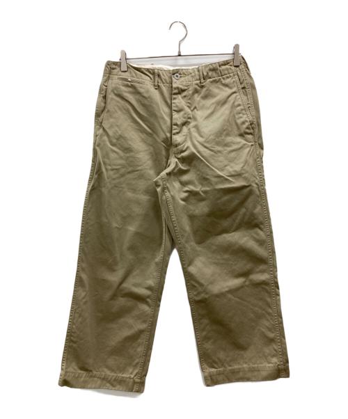BUZZ RICKSON'S（バズリクソンズ）Buzz Rickson's (バズリクソンズ) EARLY MILITARY CHINOS ベージュ サイズ:W34×L35の古着・服飾アイテム