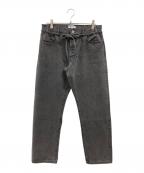 CAHLUMNカウラム）の古着「Selvedge Denim Pant “straight”」｜ブラック