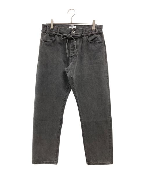 CAHLUMN（カウラム）CAHLUMN (カウラム) Selvedge Denim Pant “straight” ブラック サイズ:Lの古着・服飾アイテム