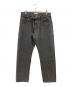 CAHLUMN（カウラム）の古着「Selvedge Denim Pant “straight”」｜ブラック