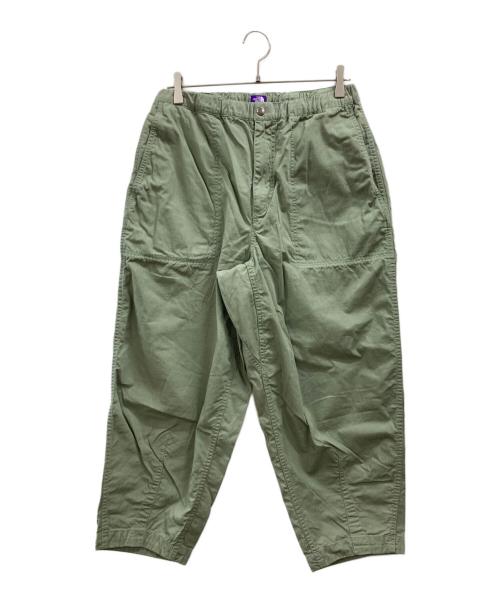 THE NORTHFACE PURPLELABEL（ザ・ノースフェイス パープルレーベル）THE NORTHFACE PURPLELABEL (ザ・ノースフェイス パープルレーベル) Ripstop Wide Cropped Field Pants オリーブ サイズ:32の古着・服飾アイテム