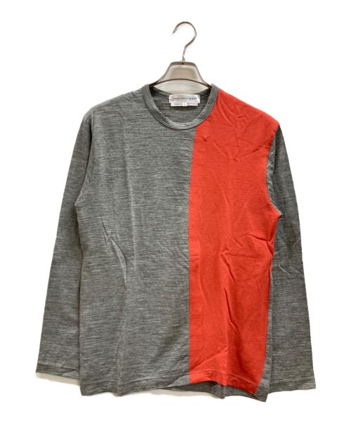 COMME des GARCONS SHIRT（コムデギャルソンシャツ）COMME des GARCONS SHIRT (コムデギャルソンシャツ) 長袖Tシャツ グレー サイズ:Lの古着・服飾アイテム
