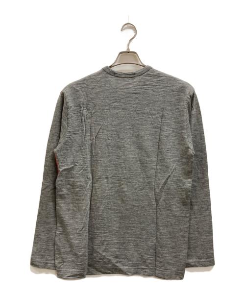 COMME des GARCONS SHIRT（コムデギャルソンシャツ）COMME des GARCONS SHIRT (コムデギャルソンシャツ) 長袖Tシャツ グレー サイズ:Lの古着・服飾アイテム