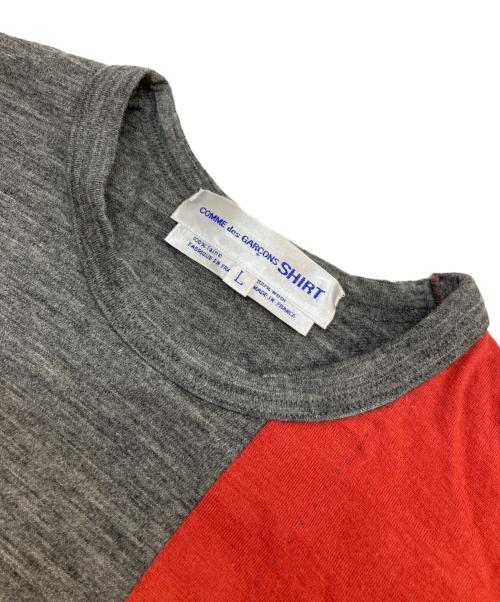 COMME des GARCONS SHIRT（コムデギャルソンシャツ）COMME des GARCONS SHIRT (コムデギャルソンシャツ) 長袖Tシャツ グレー サイズ:Lの古着・服飾アイテム