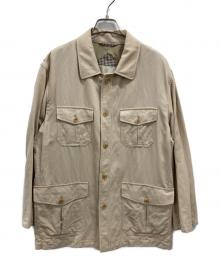 Aquascutum（アクアスキュータム）の古着「ハンティングジャケット」｜アイボリー