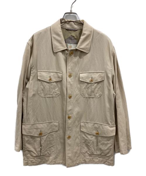 Aquascutum（アクアスキュータム）Aquascutum (アクアスキュータム) ハンティングジャケット アイボリー サイズ:Mの古着・服飾アイテム
