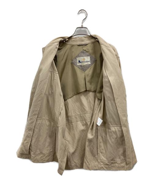 Aquascutum（アクアスキュータム）Aquascutum (アクアスキュータム) ハンティングジャケット アイボリー サイズ:Mの古着・服飾アイテム