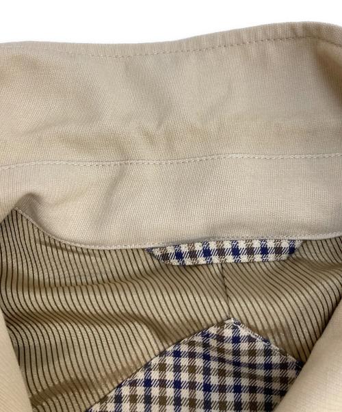 Aquascutum（アクアスキュータム）Aquascutum (アクアスキュータム) ハンティングジャケット アイボリー サイズ:Mの古着・服飾アイテム