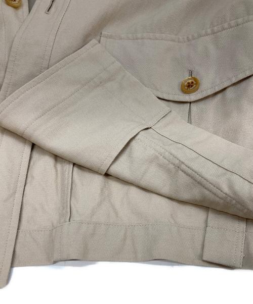 Aquascutum（アクアスキュータム）Aquascutum (アクアスキュータム) ハンティングジャケット アイボリー サイズ:Mの古着・服飾アイテム
