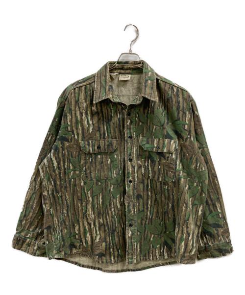 FIVE BROTHER（ファイブブラザー）FIVE BROTHER (ファイブブラザー) リアルツリーシャツ カーキ サイズ:XLの古着・服飾アイテム