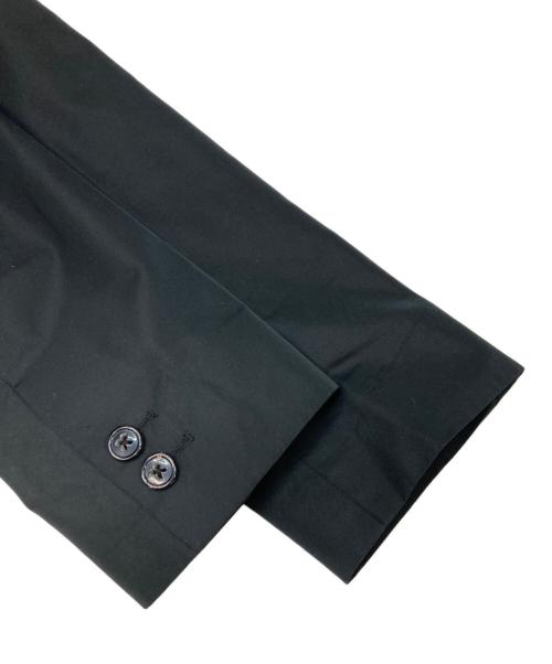 JIL SANDER（ジルサンダー）JIL SANDER (ジルサンダー) ポリシルクテーラードジャケット ブラック サイズ:34の古着・服飾アイテム