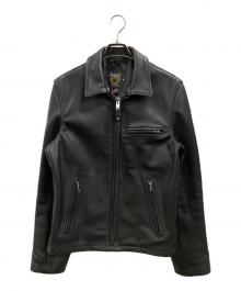 Schott（ショット）の古着「103US TRUCKER LEATHER JKT」｜ブラック