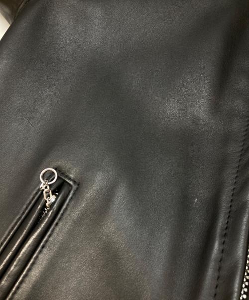 Schott（ショット）Schott (ショット) 103US TRUCKER LEATHER JKT ブラック サイズ:38の古着・服飾アイテム