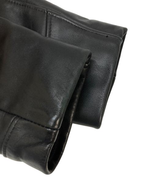 Schott（ショット）Schott (ショット) 103US TRUCKER LEATHER JKT ブラック サイズ:38の古着・服飾アイテム