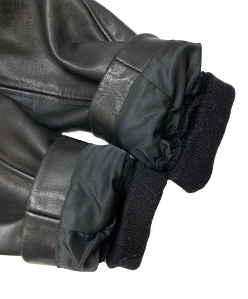 Schott（ショット）Schott (ショット) 103US TRUCKER LEATHER JKT ブラック サイズ:38の古着・服飾アイテム