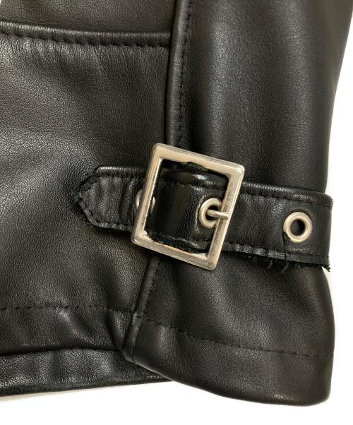 Schott（ショット）Schott (ショット) 103US TRUCKER LEATHER JKT ブラック サイズ:38の古着・服飾アイテム