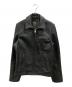 Schott（ショット）の古着「103US TRUCKER LEATHER JKT」｜ブラック