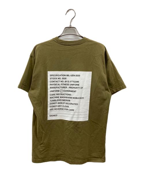 uniform experiment（ユニフォームエクスペリメント）uniform experiment (ユニフォームエクスペリメント) PHYSICAL FITNESS TEE カーキ サイズ:1の古着・服飾アイテム