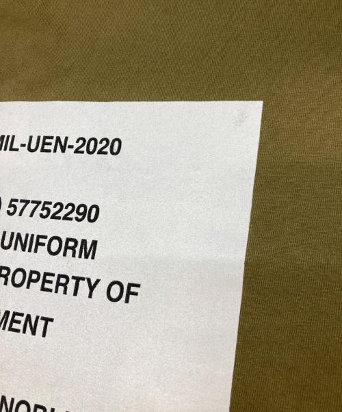 uniform experiment（ユニフォームエクスペリメント）uniform experiment (ユニフォームエクスペリメント) PHYSICAL FITNESS TEE カーキ サイズ:1の古着・服飾アイテム