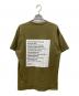 uniform experiment (ユニフォームエクスペリメント) PHYSICAL FITNESS TEE カーキ サイズ:1：5000円