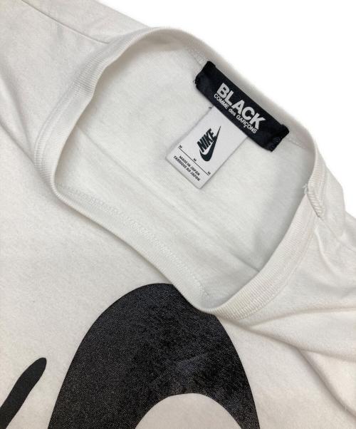 BLACK COMME des GARCONS（ブラックコムデギャルソン）BLACK COMME des GARCONS (ブラックコムデギャルソン) NIKE (ナイキ) コラボプリントTシャツ ホワイト サイズ:Mの古着・服飾アイテム
