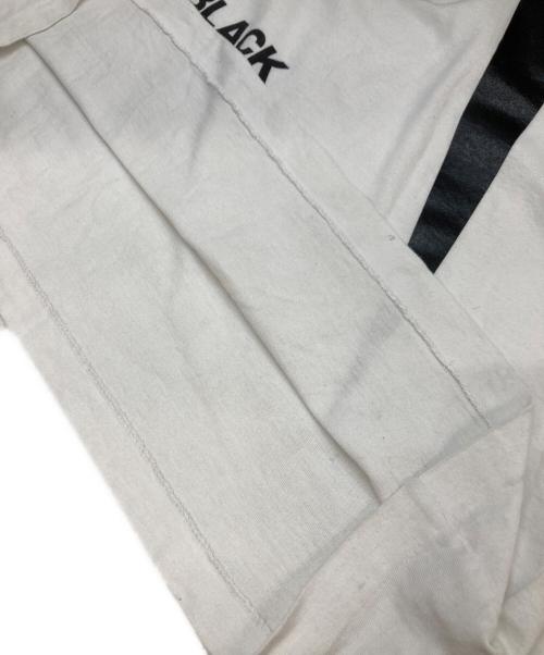 BLACK COMME des GARCONS（ブラックコムデギャルソン）BLACK COMME des GARCONS (ブラックコムデギャルソン) NIKE (ナイキ) コラボプリントTシャツ ホワイト サイズ:Mの古着・服飾アイテム