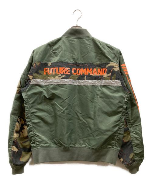 AVIREX（アヴィレックス）AVIREX (アヴィレックス) REMAKE COMBINATIONMA-1ジャケット カーキ サイズ:XLの古着・服飾アイテム