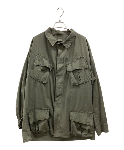 US ARMY（ユーエスアーミー）US ARMY (ユーエスアーミー) ジャングルファティーグジャケット カーキ サイズ:Lの古着・服飾アイテム