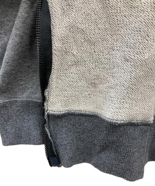 Y's for men（ワイズフォーメン）Y's for men (ワイズフォーメン) FLEECE HOODIE WITH LOGO PRINT グレー サイズ:3の古着・服飾アイテム