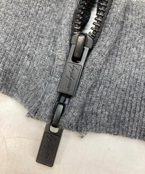 Y's for men（ワイズフォーメン）Y's for men (ワイズフォーメン) FLEECE HOODIE WITH LOGO PRINT グレー サイズ:3の古着・服飾アイテム