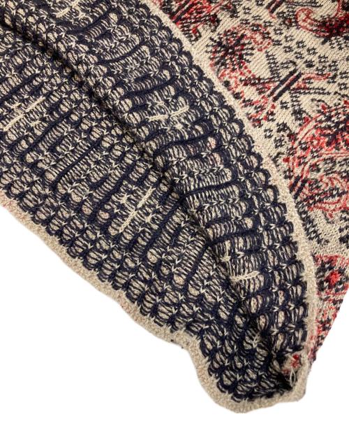 COMME des GARCONS HOMME（コムデギャルソン オム）COMME des GARCONS HOMME (コムデギャルソン オム) ペイズリー総柄リネンニット ベージュ サイズ:不明（実寸参照）の古着・服飾アイテム