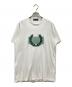 FRED PERRY（フレッドペリー）の古着「ロゴプリントTシャツ」｜ホワイト