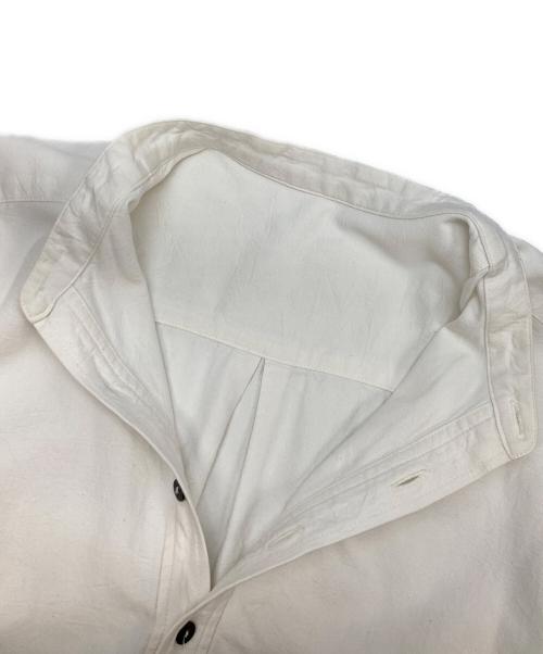 nest Robe（ネストローブ）nest Robe (ネストローブ) バンドカラーシャツ ホワイト サイズ:FREEの古着・服飾アイテム