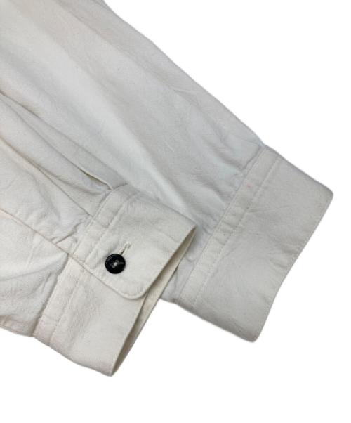 nest Robe（ネストローブ）nest Robe (ネストローブ) バンドカラーシャツ ホワイト サイズ:FREEの古着・服飾アイテム