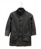 Barbourバブアー）の古着「BORDER SL オイルドコート」｜ブラック