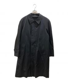 Aquascutum（アクアスキュータム）の古着「ライナー付きステンカラーコート」｜ブラック
