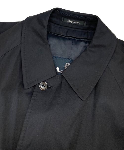 Aquascutum（アクアスキュータム）Aquascutum (アクアスキュータム) ライナー付きステンカラーコート ブラック サイズ:38の古着・服飾アイテム