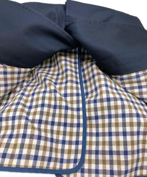 Aquascutum（アクアスキュータム）Aquascutum (アクアスキュータム) ライナー付きステンカラーコート ブラック サイズ:38の古着・服飾アイテム