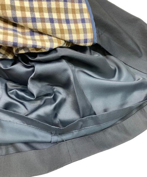 Aquascutum（アクアスキュータム）Aquascutum (アクアスキュータム) ライナー付きステンカラーコート ブラック サイズ:38の古着・服飾アイテム