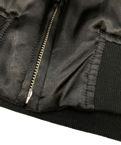 BARNEYS NEWYORK（バーニーズ・ニューヨーク）BARNEYS NEWYORK (バーニーズ・ニューヨーク) 横振り刺繍スカジャン ブラック サイズ:44の古着・服飾アイテム