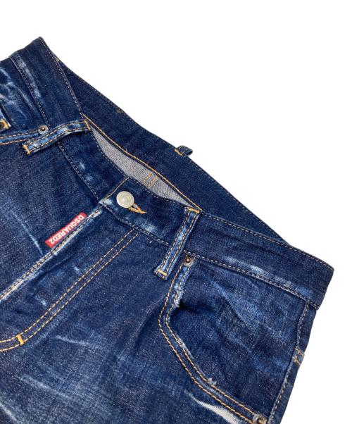 DSQUARED2（ディースクエアード）DSQUARED2 (ディースクエアード) SKATER JEANS インディゴ サイズ:44の古着・服飾アイテム