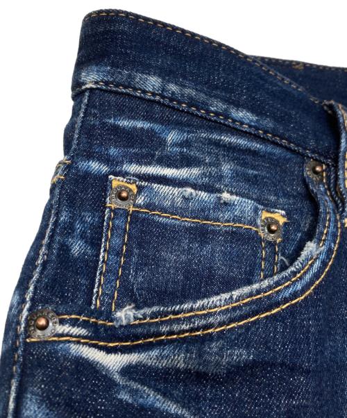 DSQUARED2（ディースクエアード）DSQUARED2 (ディースクエアード) SKATER JEANS インディゴ サイズ:44の古着・服飾アイテム