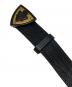 GUCCI (グッチ) レザーベルト ブラック サイズ:85・34：15000円