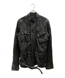 BELSTAFF（ベルスタッフ）の古着「レザージャケット」｜ブラック