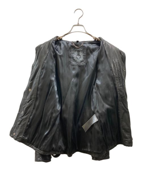 BELSTAFF（ベルスタッフ）BELSTAFF (ベルスタッフ) レザージャケット ブラック サイズ:44の古着・服飾アイテム