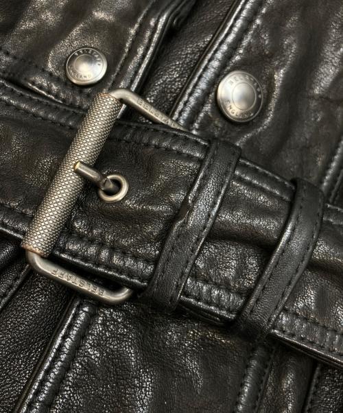 BELSTAFF（ベルスタッフ）BELSTAFF (ベルスタッフ) レザージャケット ブラック サイズ:44の古着・服飾アイテム